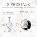 wholesale 925 Sterling Silver Moonstone Teardrop Pendant Necklace With Chain For Women-0-4